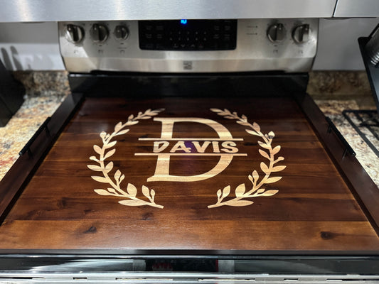 Personalized Noodle Board, Stovetop Cover