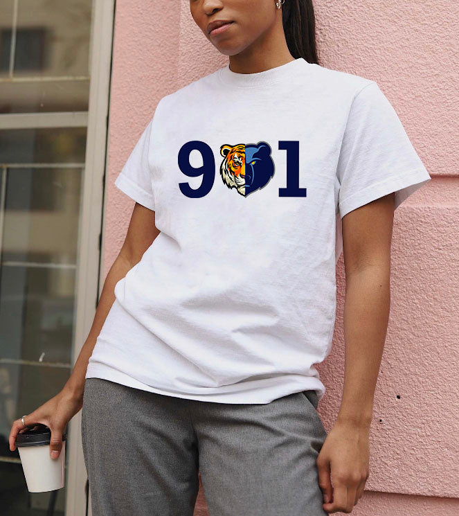 901 Double Tiger Head Tee