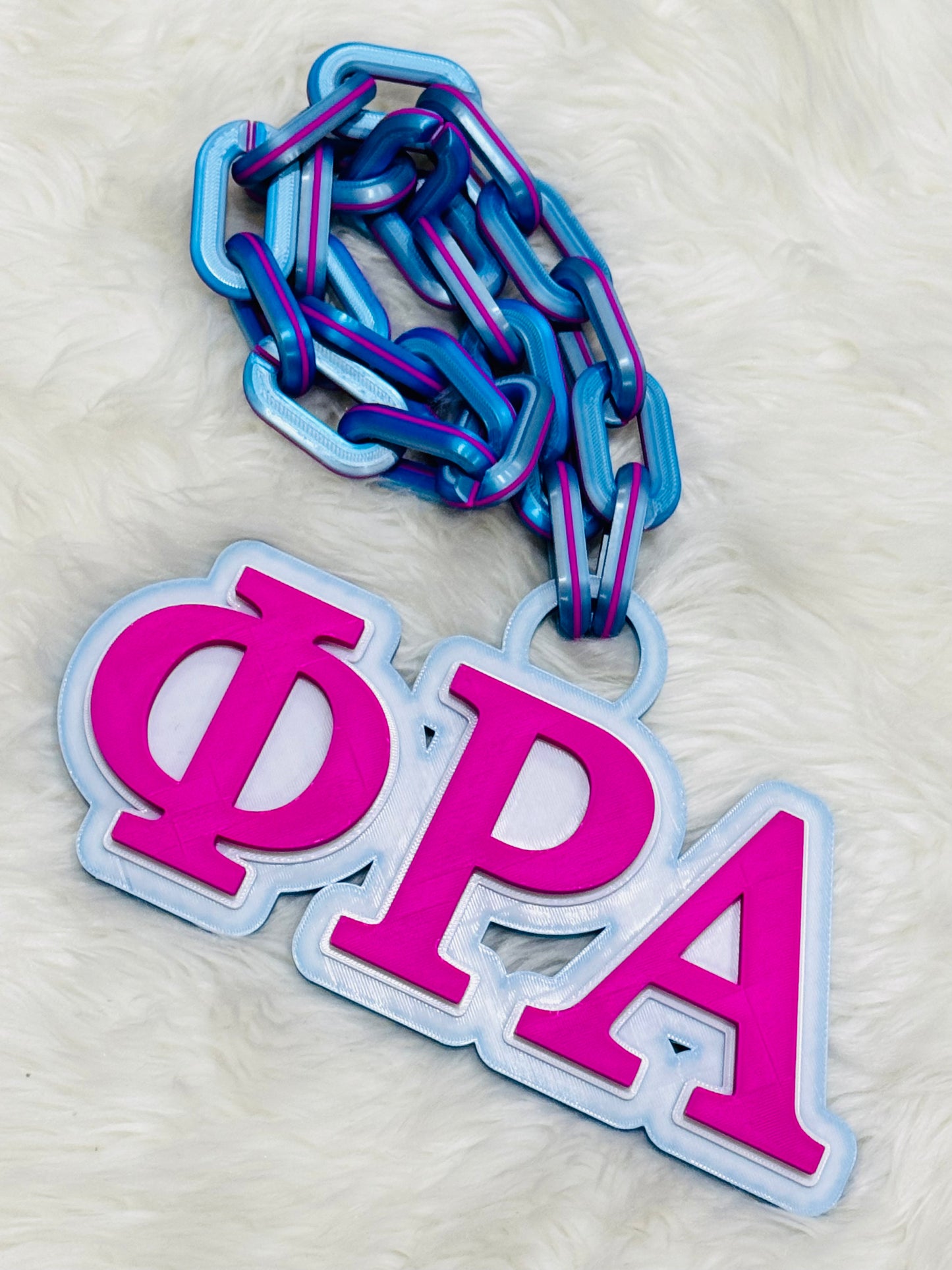 3d Sorority Necklace