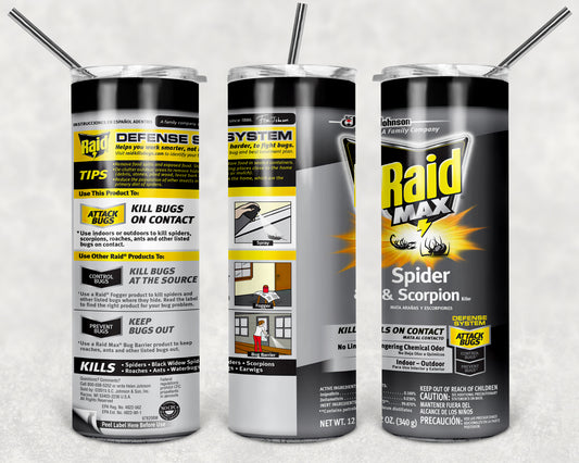 Stainless Steel Raid Tumbler (Spider & Scorpion)