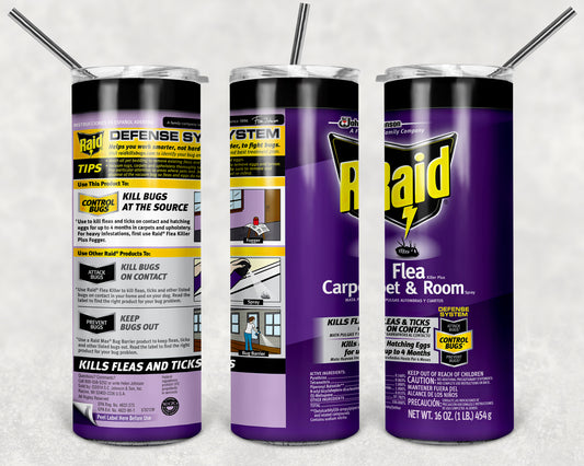 Stainless Steel Raid Tumbler (Flea,Carpet & Room)